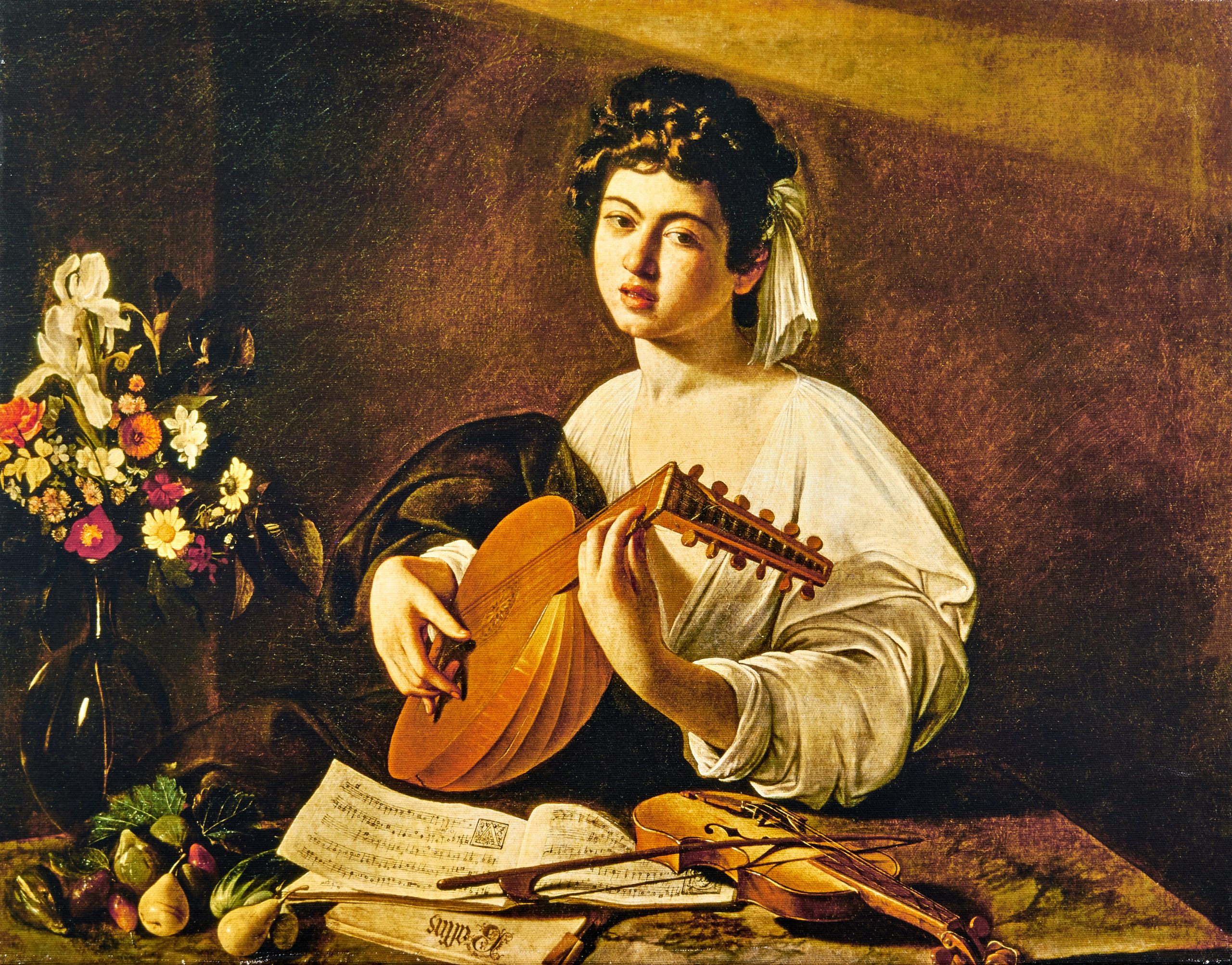 Caravaggio, Michelangelo Der Lautenspieler