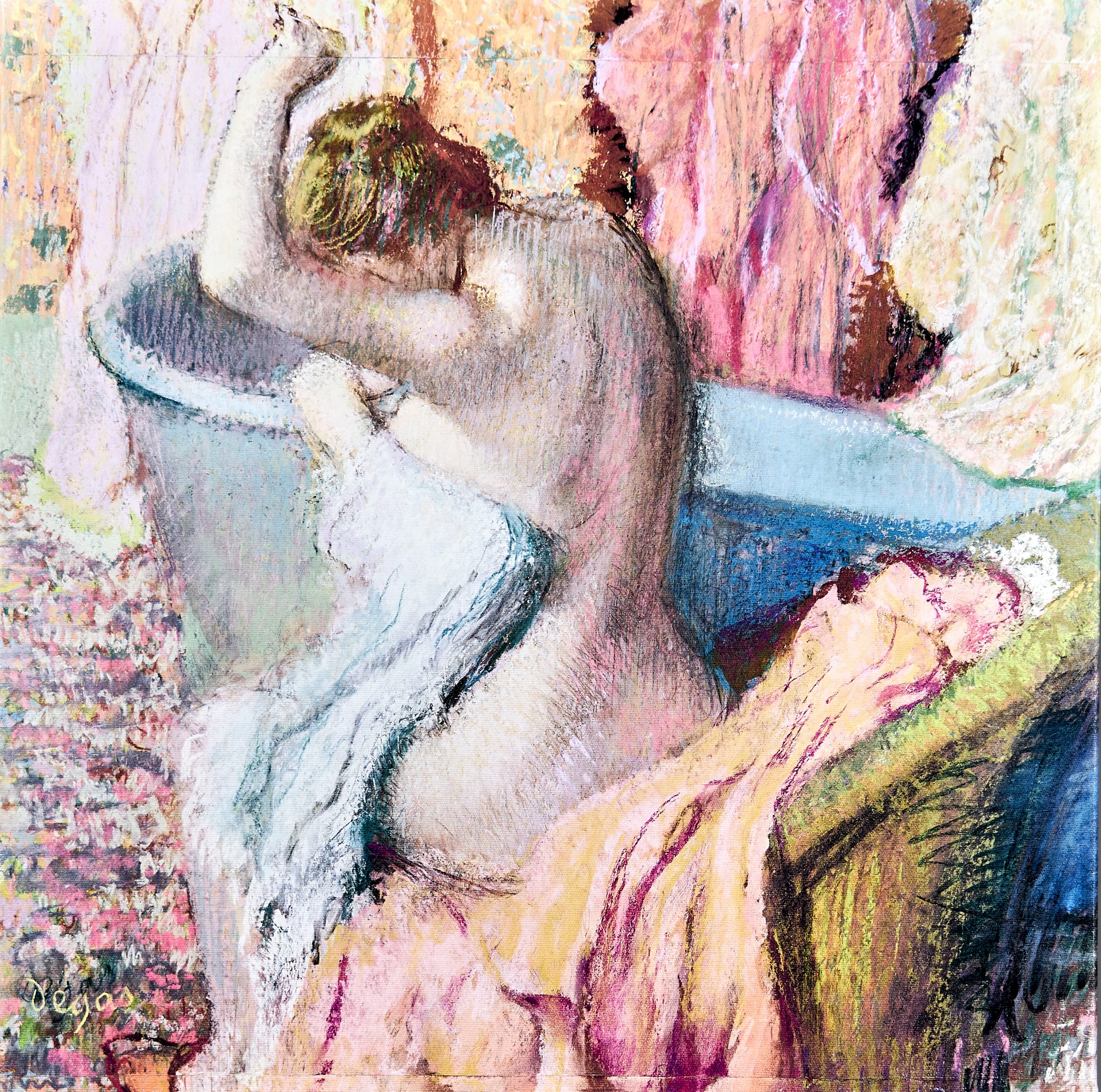Degas, Edgar Badende (Seated Bather)