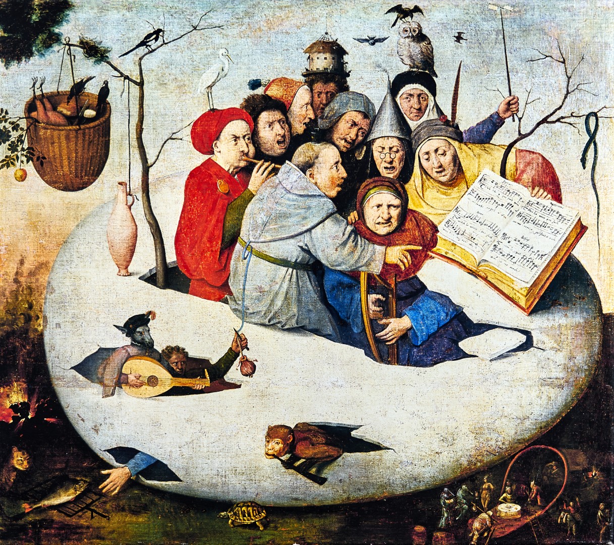 Bosch, Hieronymus Konzert im Ei ( The Concert in the Egg)