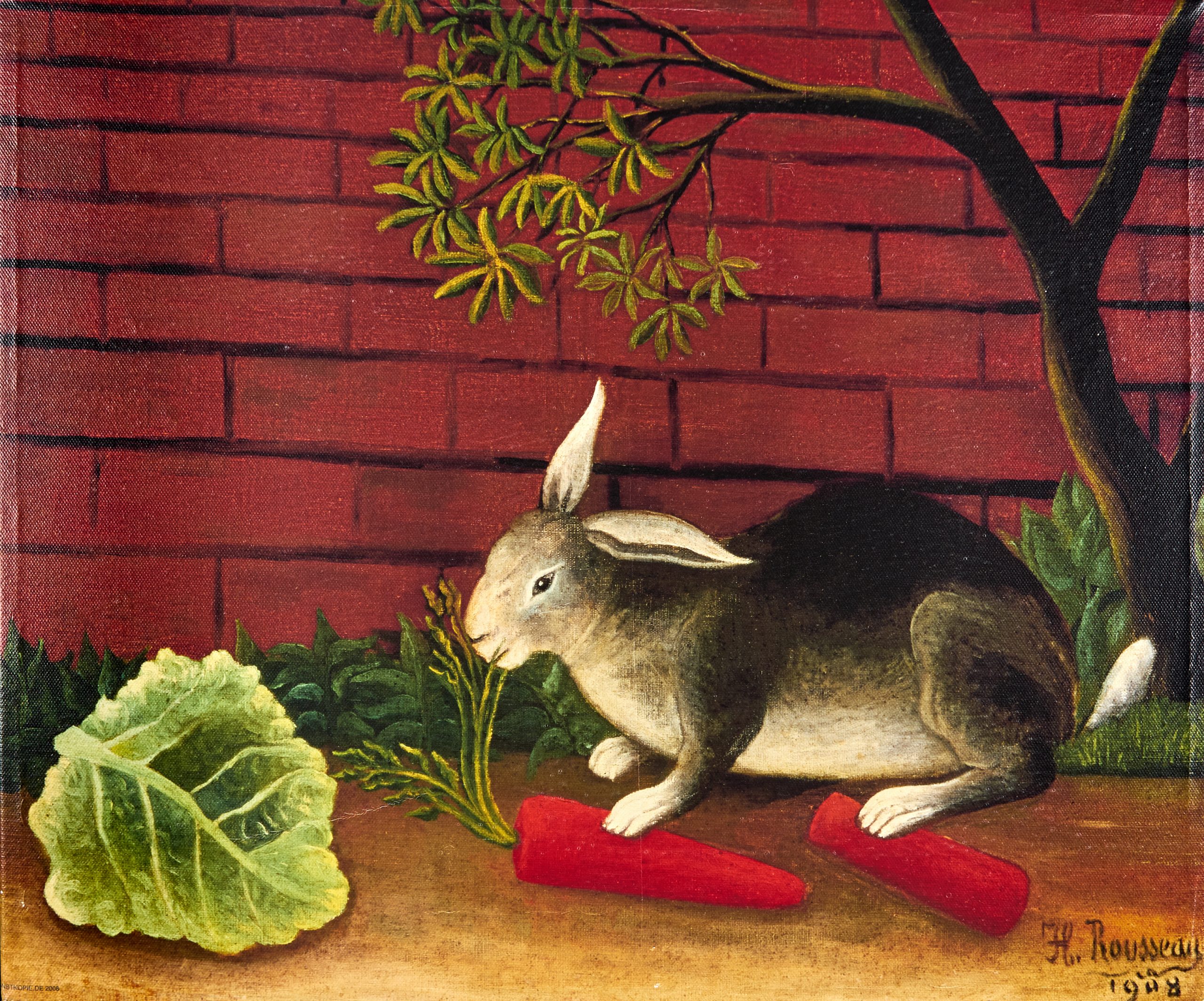 Rousseau, Henri Das Essen des Kaninchen